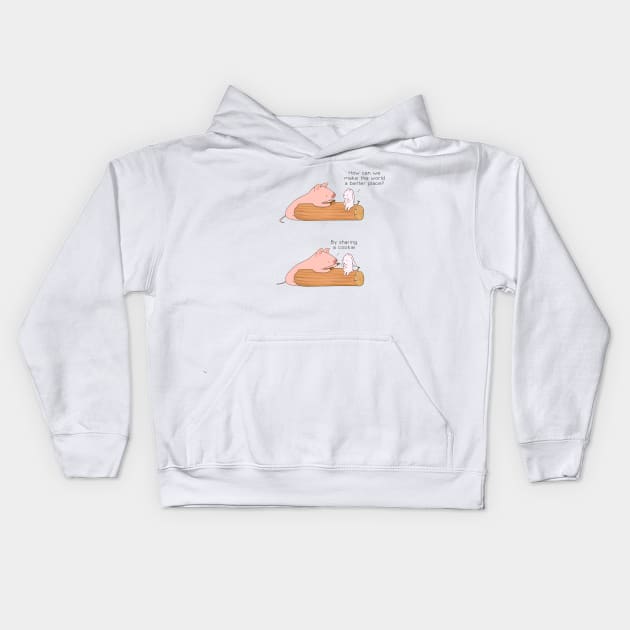 Share Cookies Kids Hoodie by Jang_and_Fox